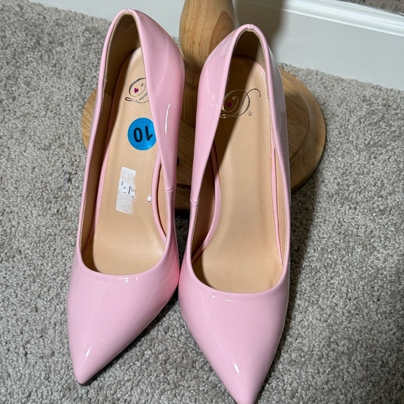 Pink pump heels size 10 - Picture 2 of 5